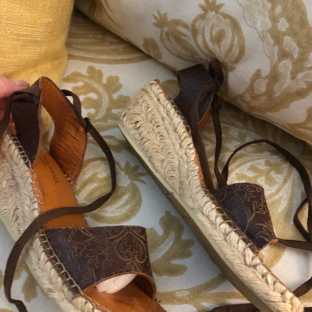 Eric Michael Ankle Strap Espadrilles - image 4